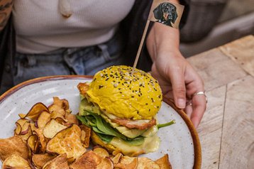 Burger de frango grelhado