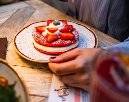 Panquecas Red Velvet