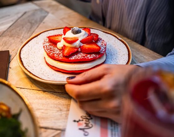 Panquecas Red Velvet