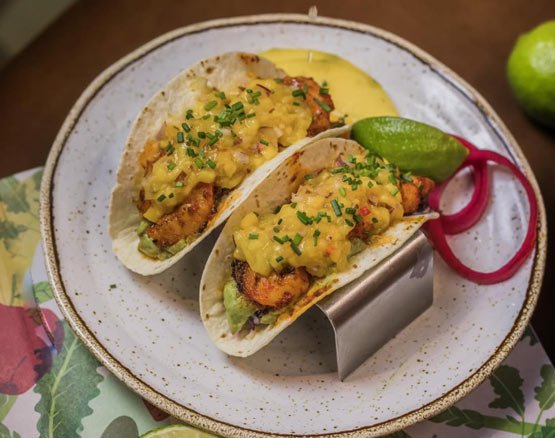 Tacos de camarão