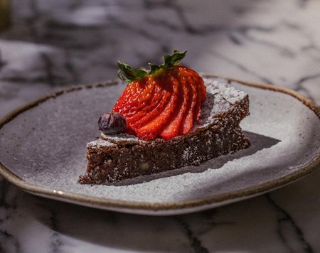 Venha um bolo de chocolate