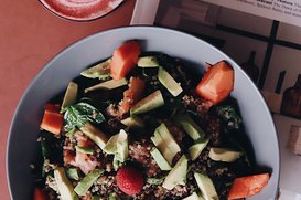 Salada de salmão